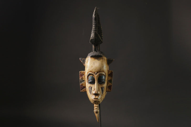 African masks Antique Baule Antique African Masks Wall Hanging Antiques Masks for wall-9955
