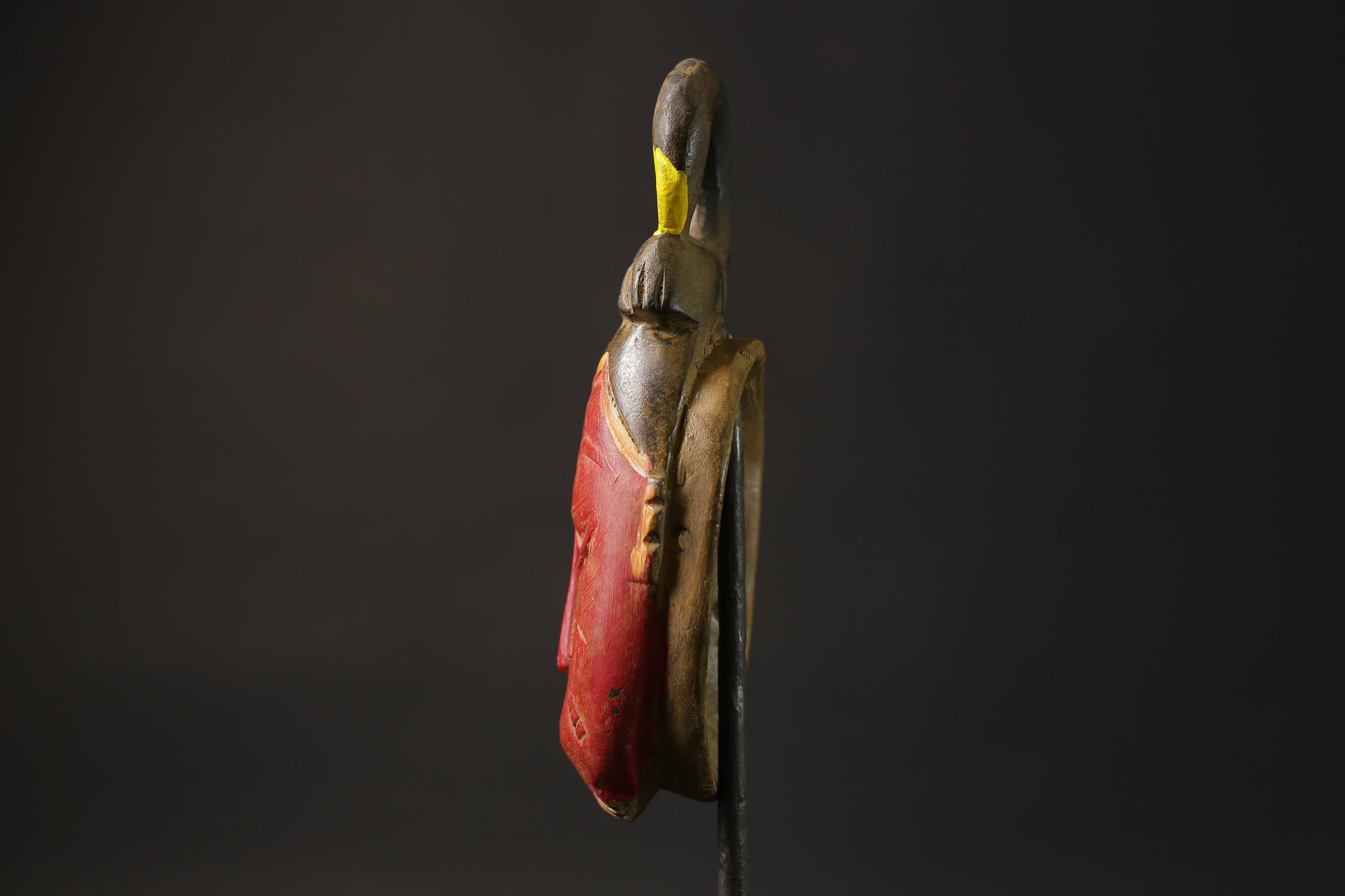 African wood mask antiques west african Guro Gu Mask Masks for wall-8657