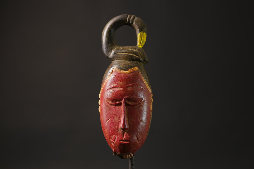 African wood mask antiques west african Guro Gu Mask Masks for wall-8657