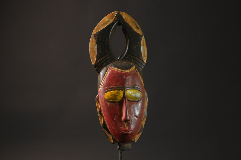 African wood mask antiques  African wall face intage Wall Hanging guro Masks for wall-8651