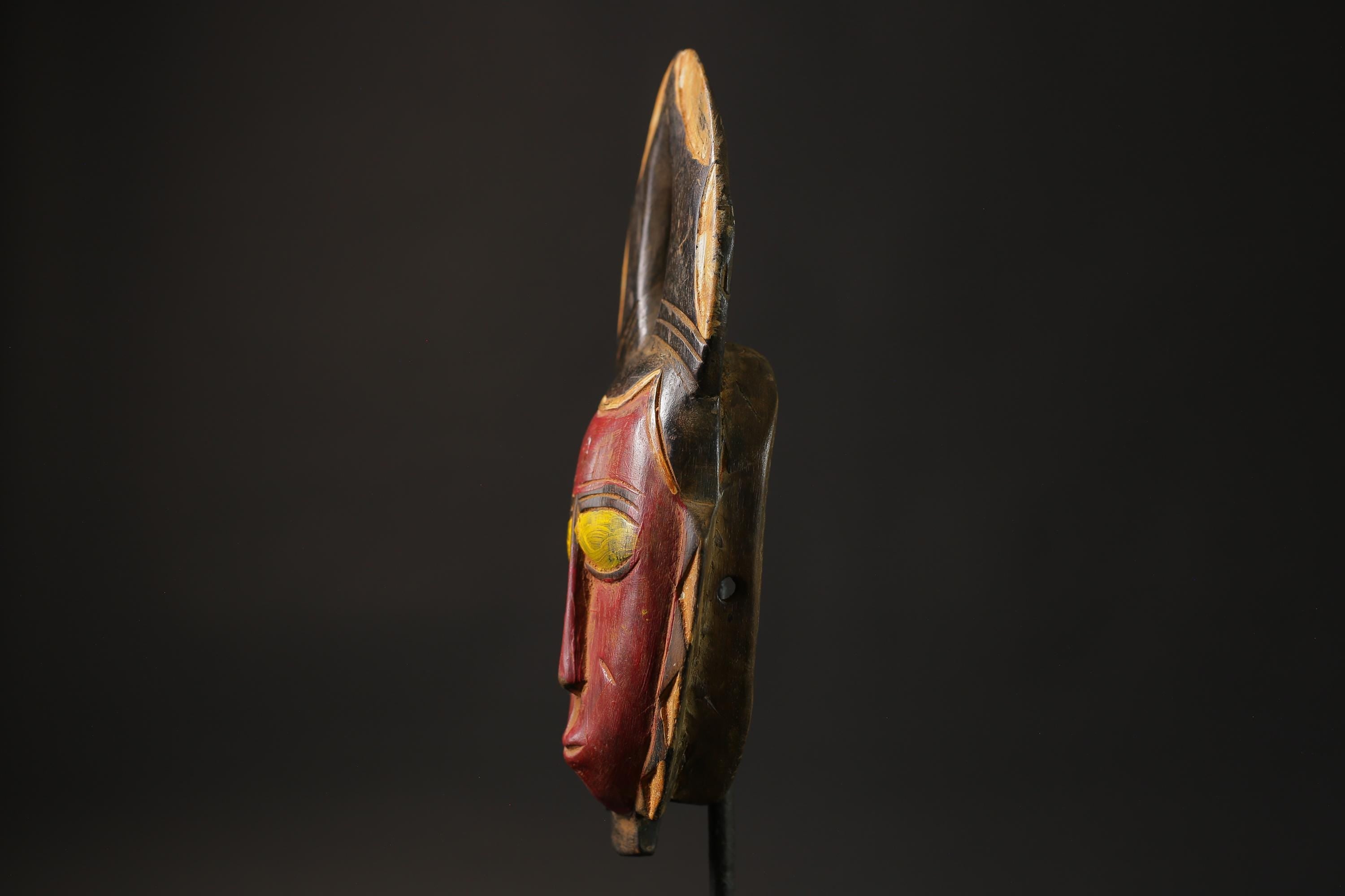 African wood mask antiques  African wall face intage Wall Hanging guro Masks for wall-8651