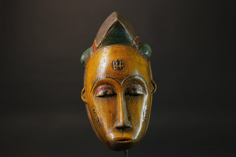 African wood mask antiques Hand Carved Wooden Tribal Art Face Mask Guro Masks for wall-8790