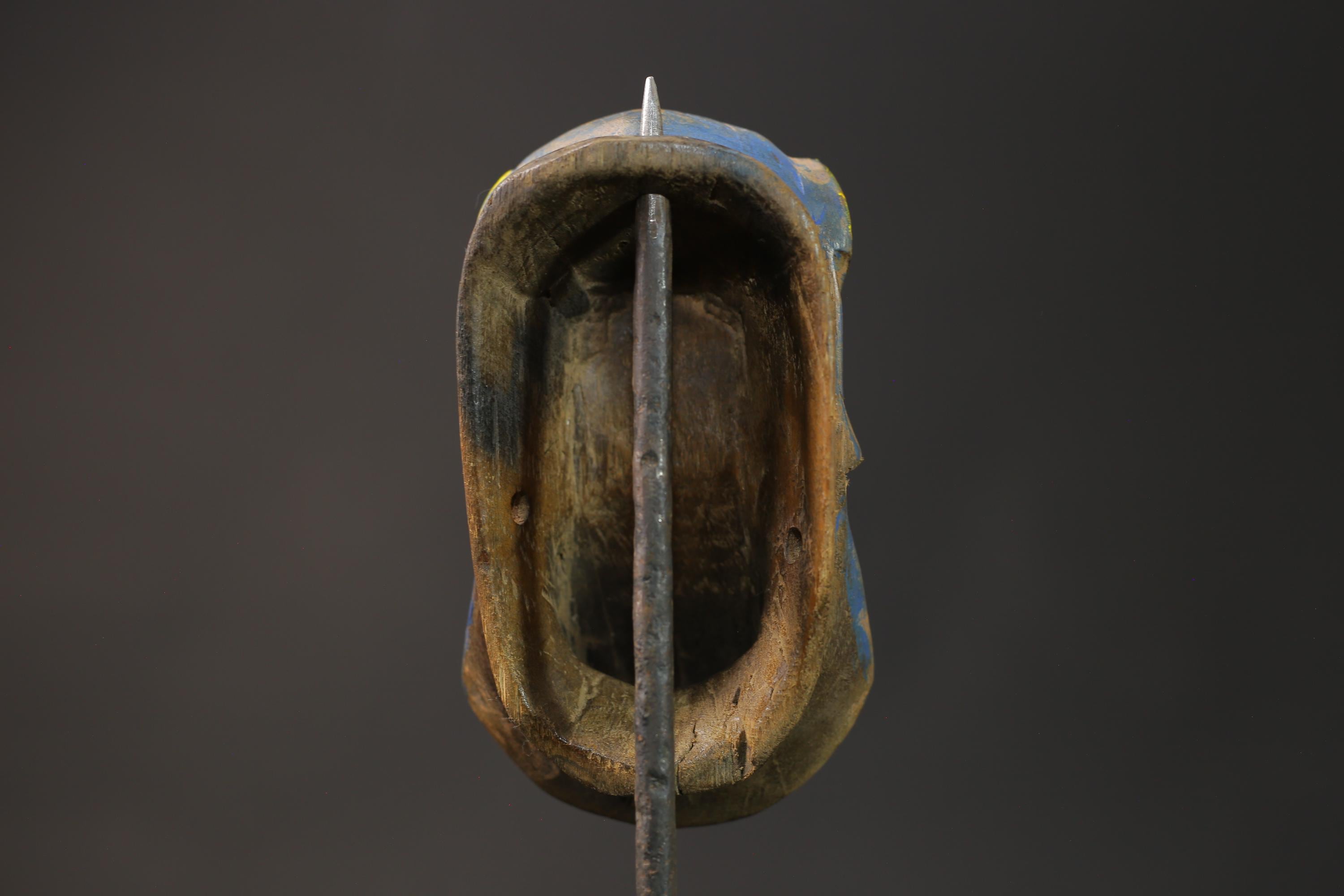 African wood mask antiques Guro African wall decor tribe Baule Monkey Masks for wall-8663