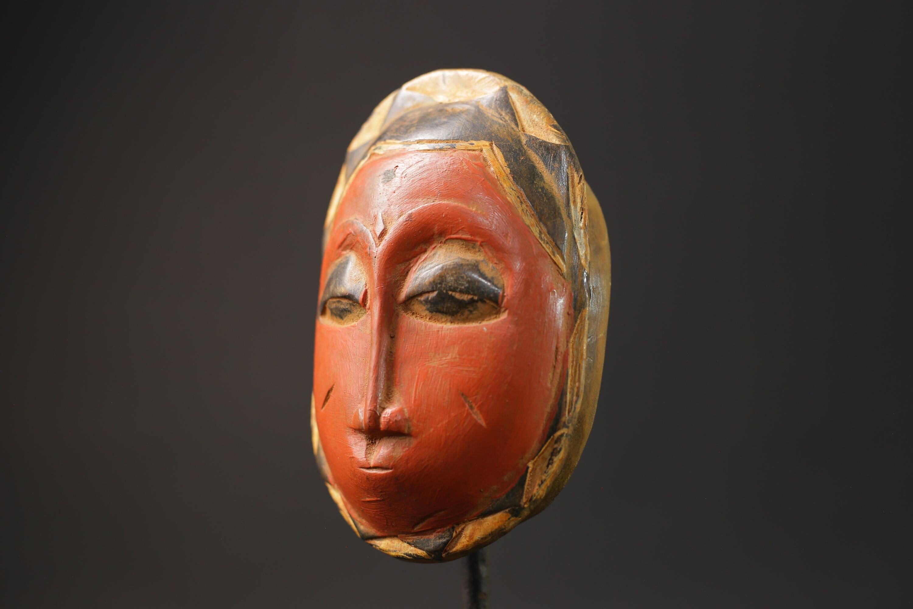 African wood mask antiques Represent Spectacular Hand Wooden Guro Masks for wall-8661