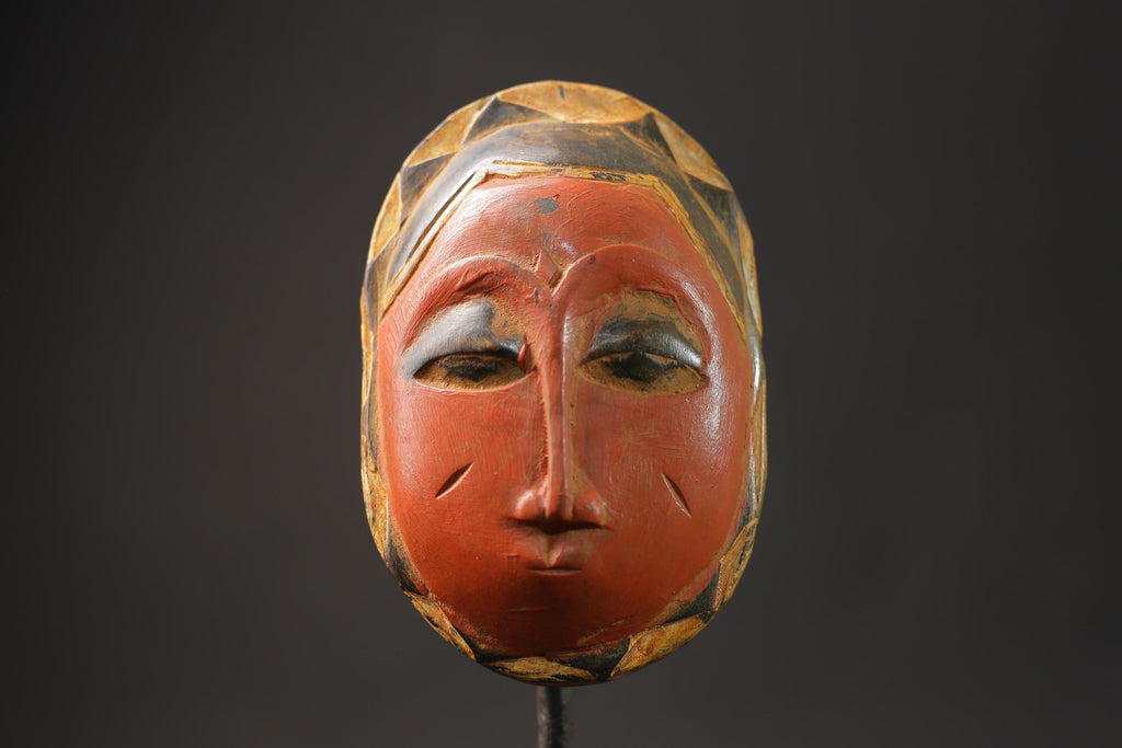 African wood mask antiques Represent Spectacular Hand Wooden Guro Masks for wall-8661