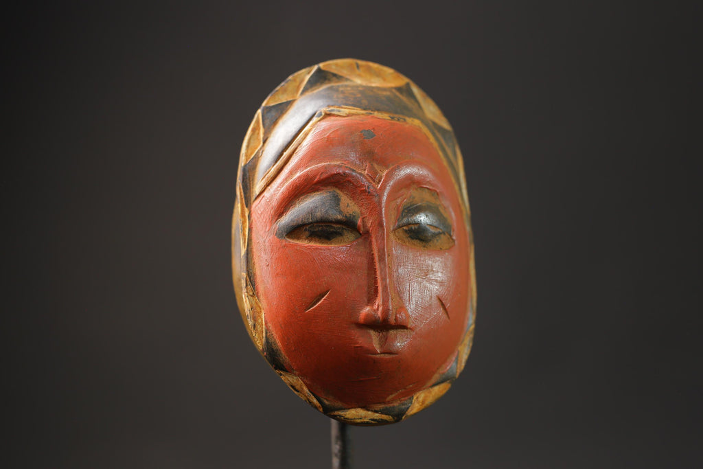 African wood mask antiques Represent Spectacular Hand Wooden Guro Masks for wall-8661