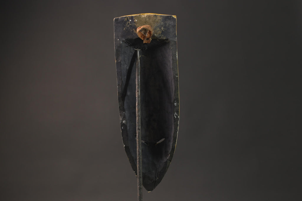 antique wall african mask Traditional vintage art tribal Peacock Ghana Peacock-7102