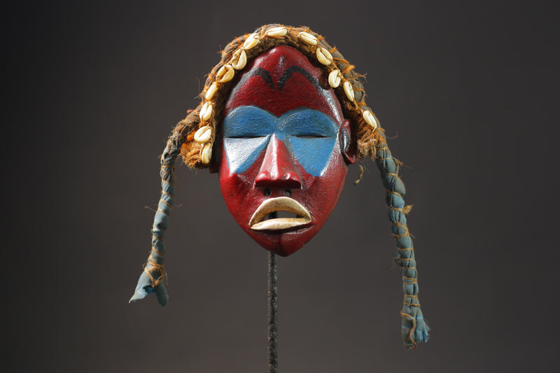 African Mask Wood Carving Tribal Mask Vintage Dan Kran Mask wood Masks for wall-G2516