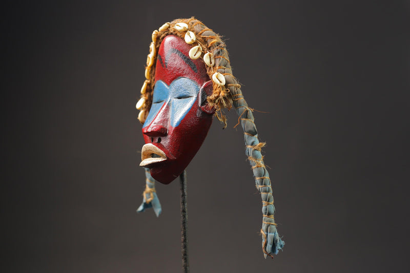 African Mask Wood Carving Tribal Mask Vintage Dan Kran Mask wood Masks for wall-G2516
