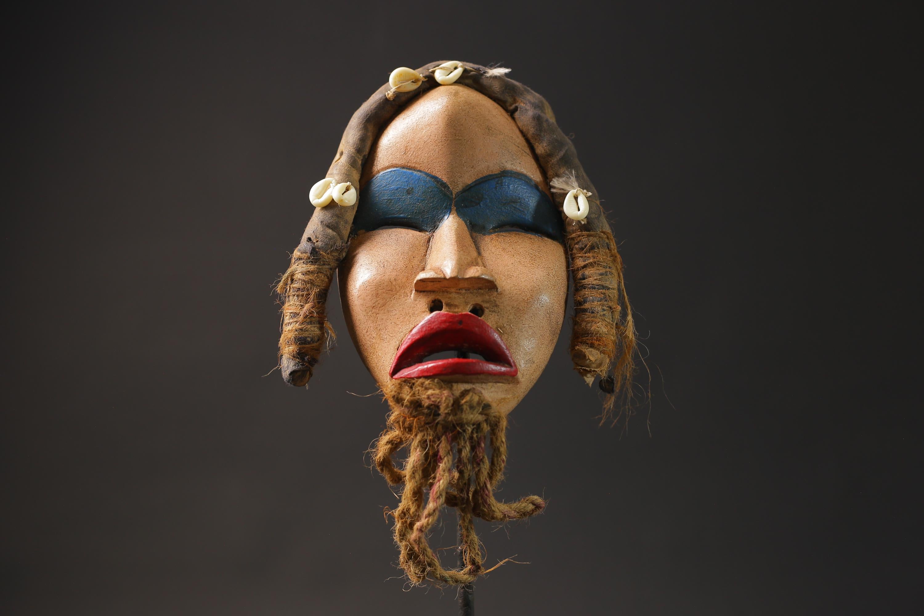 African mask wood carving mask African tribal mask vintage Tribal Dan Masks for wall-G2519