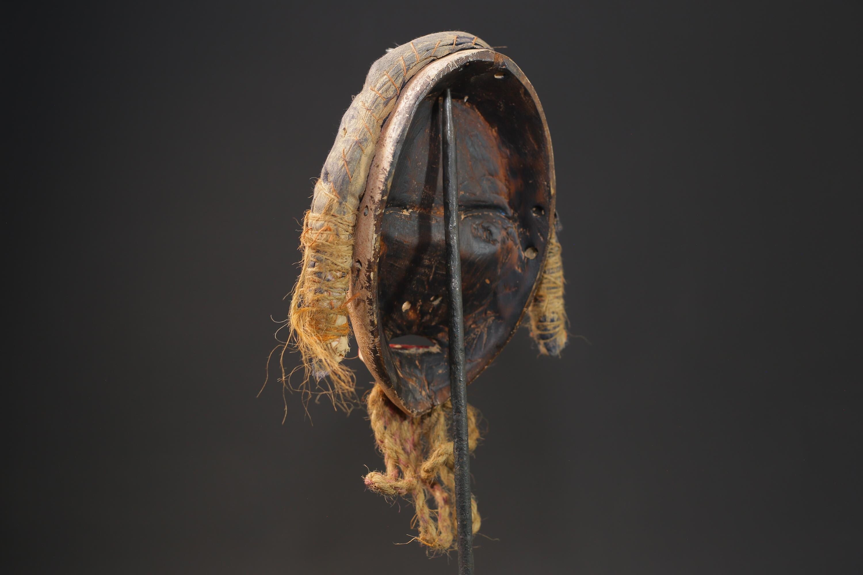 African mask wood carving mask African tribal mask vintage Tribal Dan Masks for wall-G2519