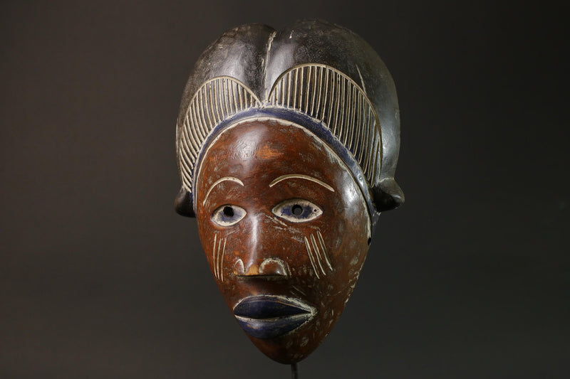 African Mask Wall Art Old Puno Mask Society Gabon Mask wall mask-G2771