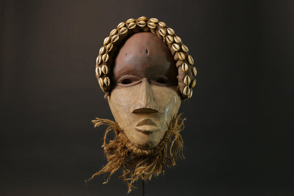 African Mask Wood Carving Tribal Mask Vintage Dan Kran Masks for wall-G1176