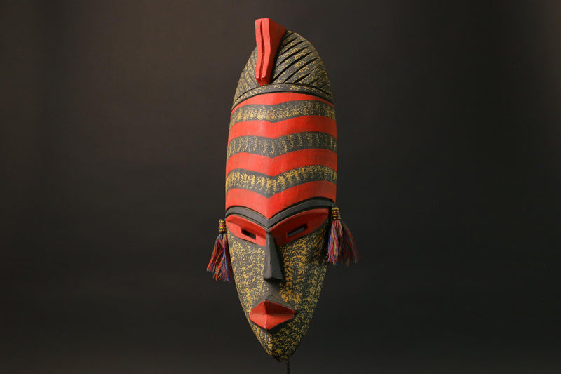 African wood mask antiques Home Décor Ghana Mask Carved Wood Masks for wall-7490