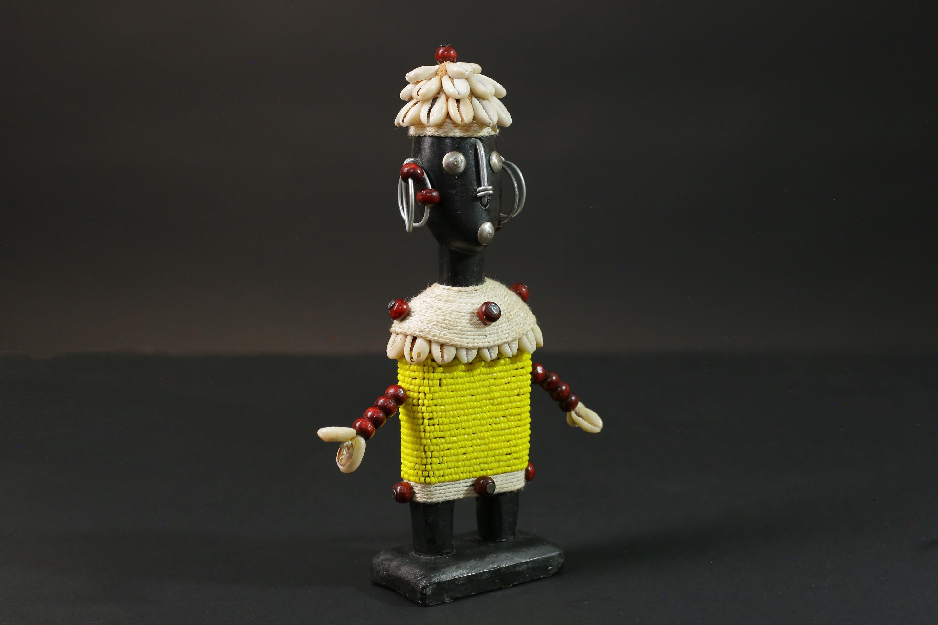 African statue wooden Zulu Doll statue wooden vintage Home Décor statue-G2064