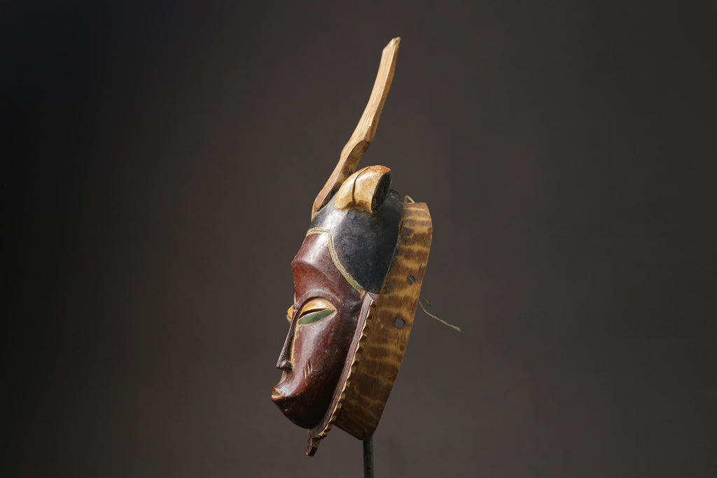 African Masks Antiques Vintage Vintage Rare A Guro "Gu" Masks for wall-7183