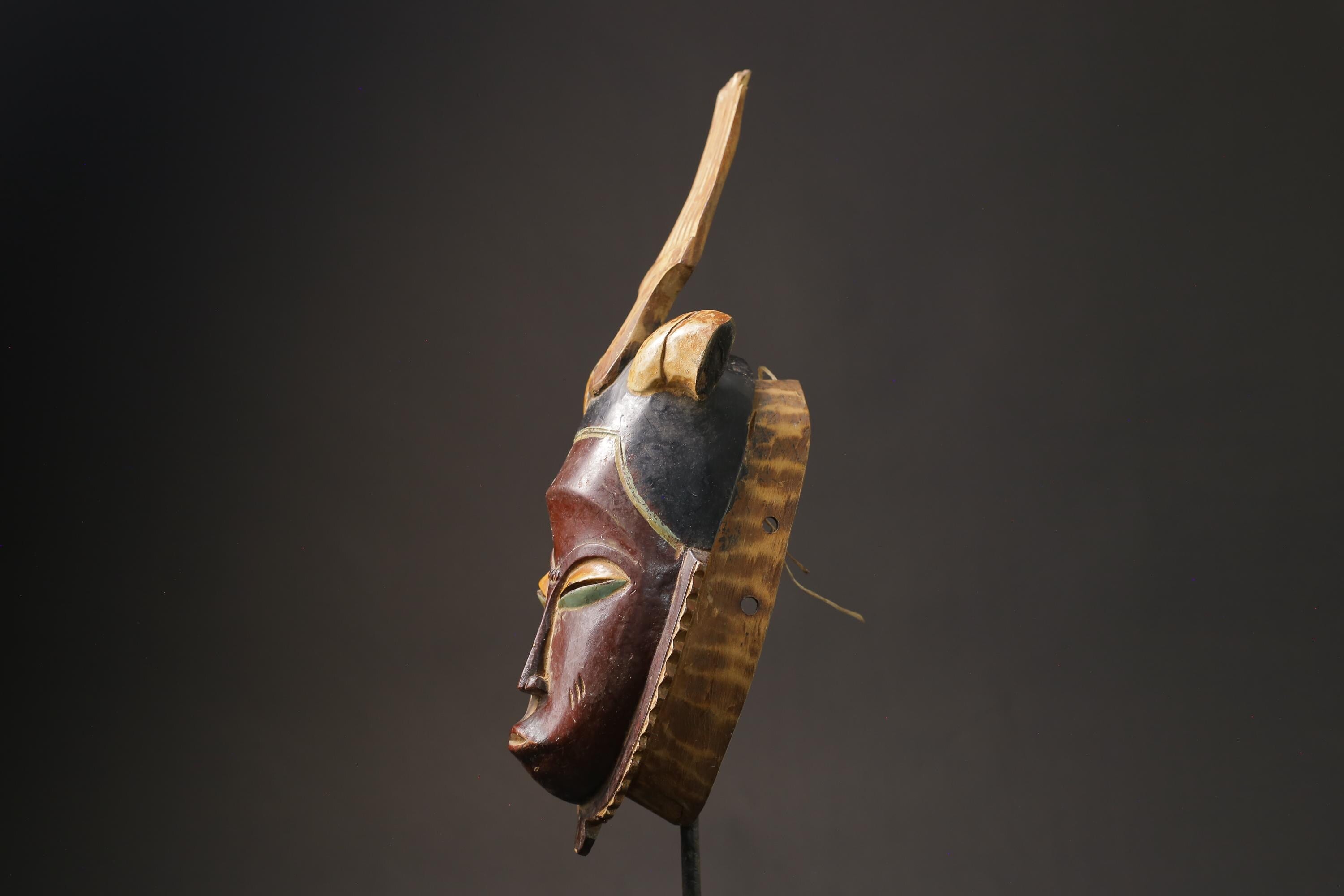 African Masks Antiques Vintage Vintage Rare A Guro "Gu" Masks for wall-7183