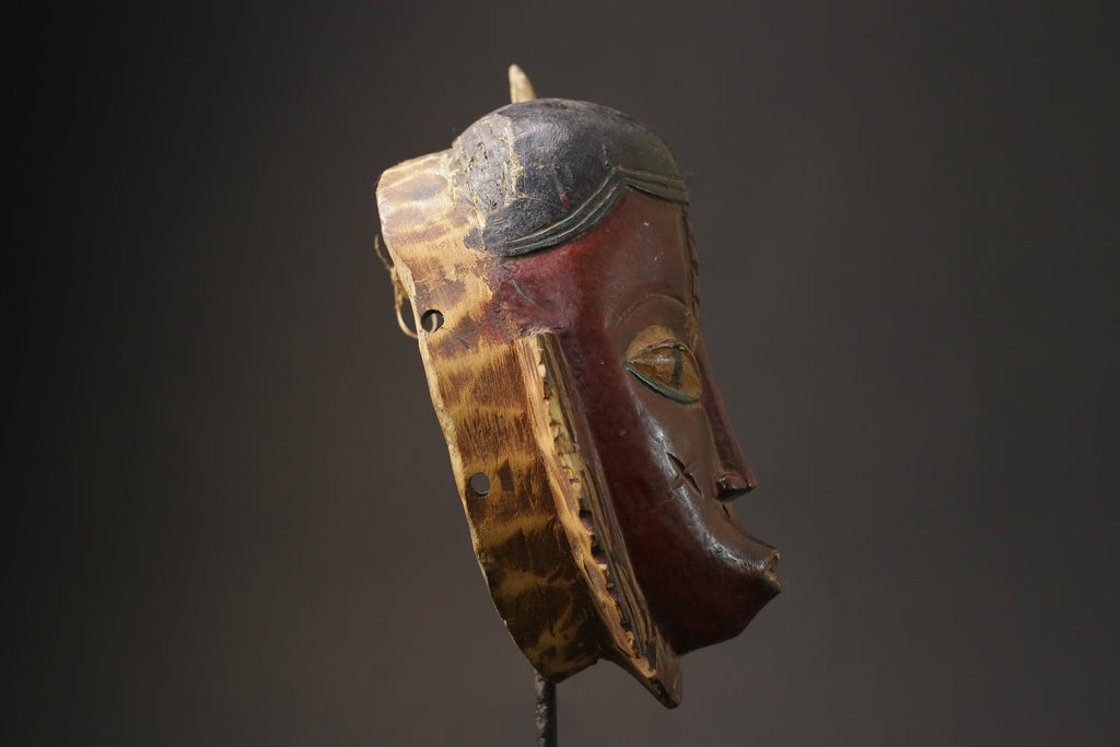 African Masks Antiques Tribal Face Vintage Wood Carved Gu Masks Tribe Masks for wall-7187