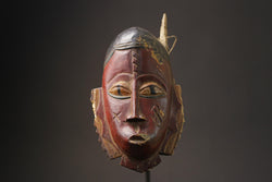 African Masks Antiques Tribal Face Vintage Wood Carved Gu Masks Tribe Masks for wall-7187