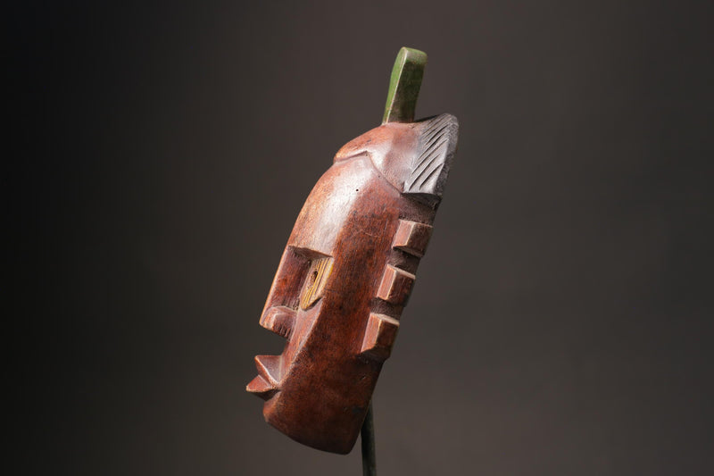 African Home Décor From The Guru Tribe Art Vintage Baule Mask Wall Tribal-G2528