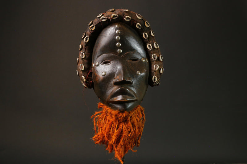 African wood mask antiques tribal mask Dan Passport Masks for wall-G2774