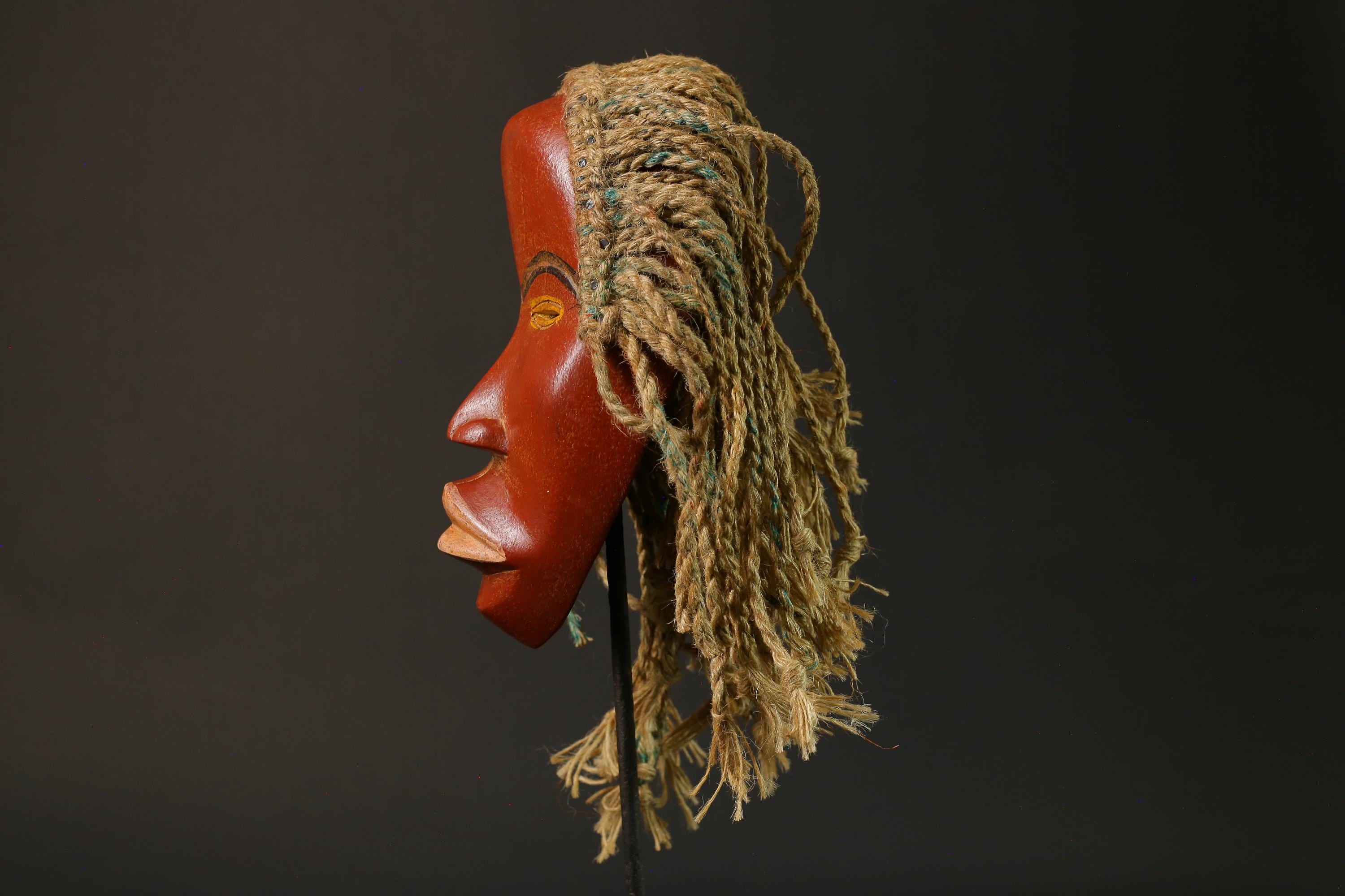African Dan Zapkei Home Décor mask Dan Mask tribal masks for wall-G2778