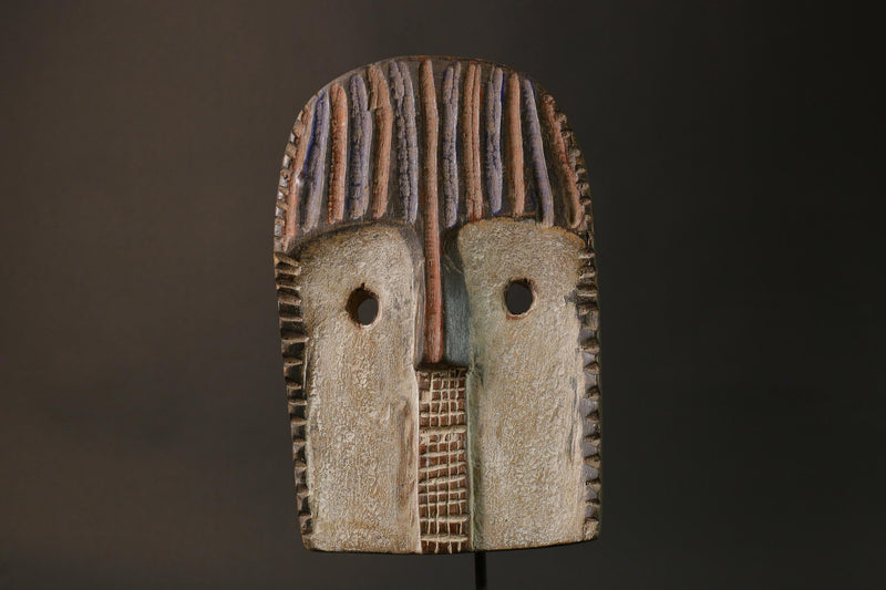 African Tribal Face Mask Authentic traditional Muminia mask in Lega art masks for wall-G2779