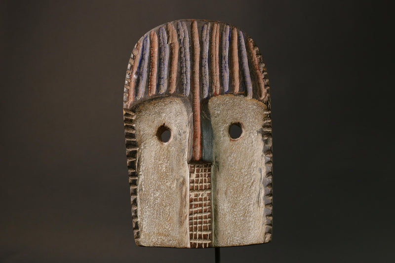 African Tribal Face Mask Authentic traditional Muminia mask in Lega art masks for wall-G2779