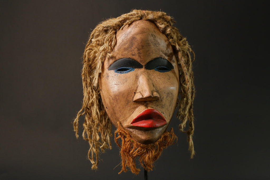 African wood mask antiques tribal mask Dan Passport Masks for wall-G2780