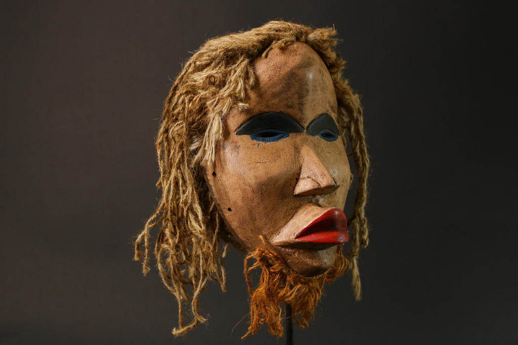 African wood mask antiques tribal mask Dan Passport Masks for wall-G2780