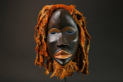 African Dan Zapkei Home Décor mask Dan Mask tribal masks for wall-G2781