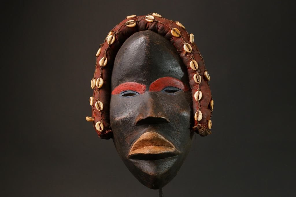 African Mask antique wall mask Traditional vintage art tribal Tribal Dan masks for wall-G2783