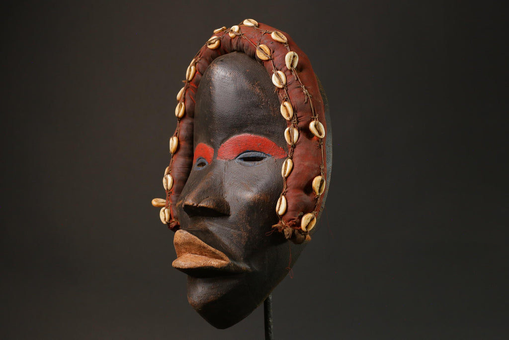 African Mask antique wall mask Traditional vintage art tribal Tribal Dan masks for wall-G2783