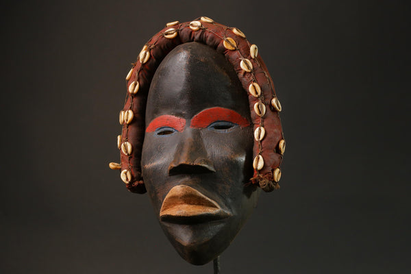 African Mask antique wall mask Traditional vintage art tribal Tribal Dan masks for wall-G2783