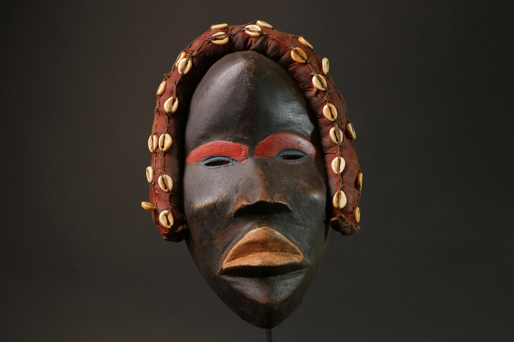 African Mask antique wall mask Traditional vintage art tribal Tribal Dan masks for wall-G2783