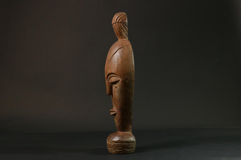 African Wooden Hand Statue Vintage Wall Masks Hanging Masks Mbole Statue 539
