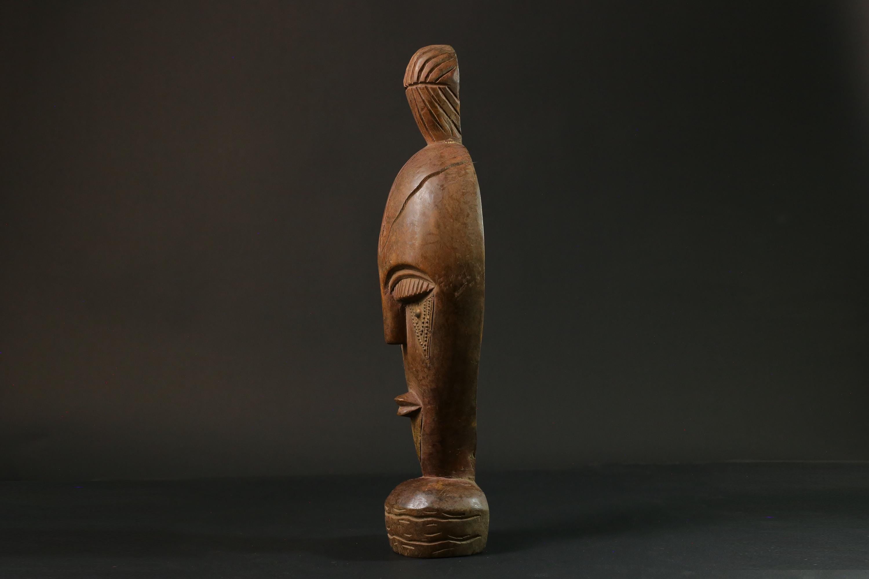 African Wooden Hand Statue Vintage Wall Masks Hanging Masks Mbole Statue 539