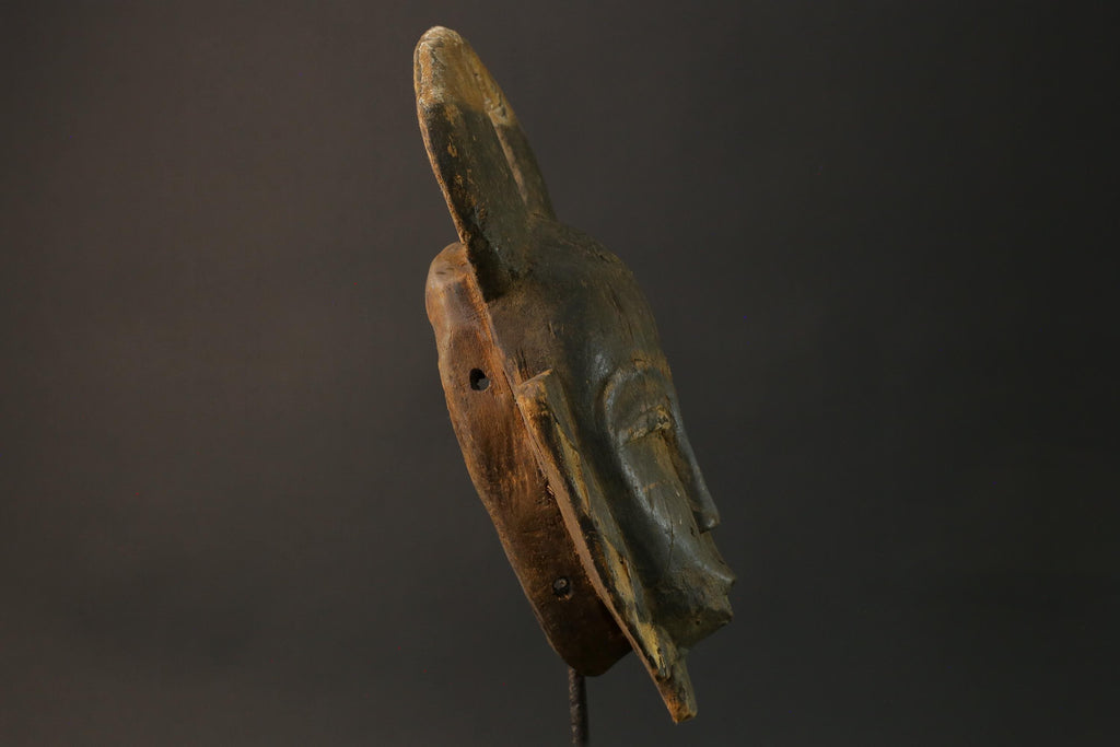African mask Use tribal masks Baule Wooden Mask Face Masks Primitive Masks for wall-7524