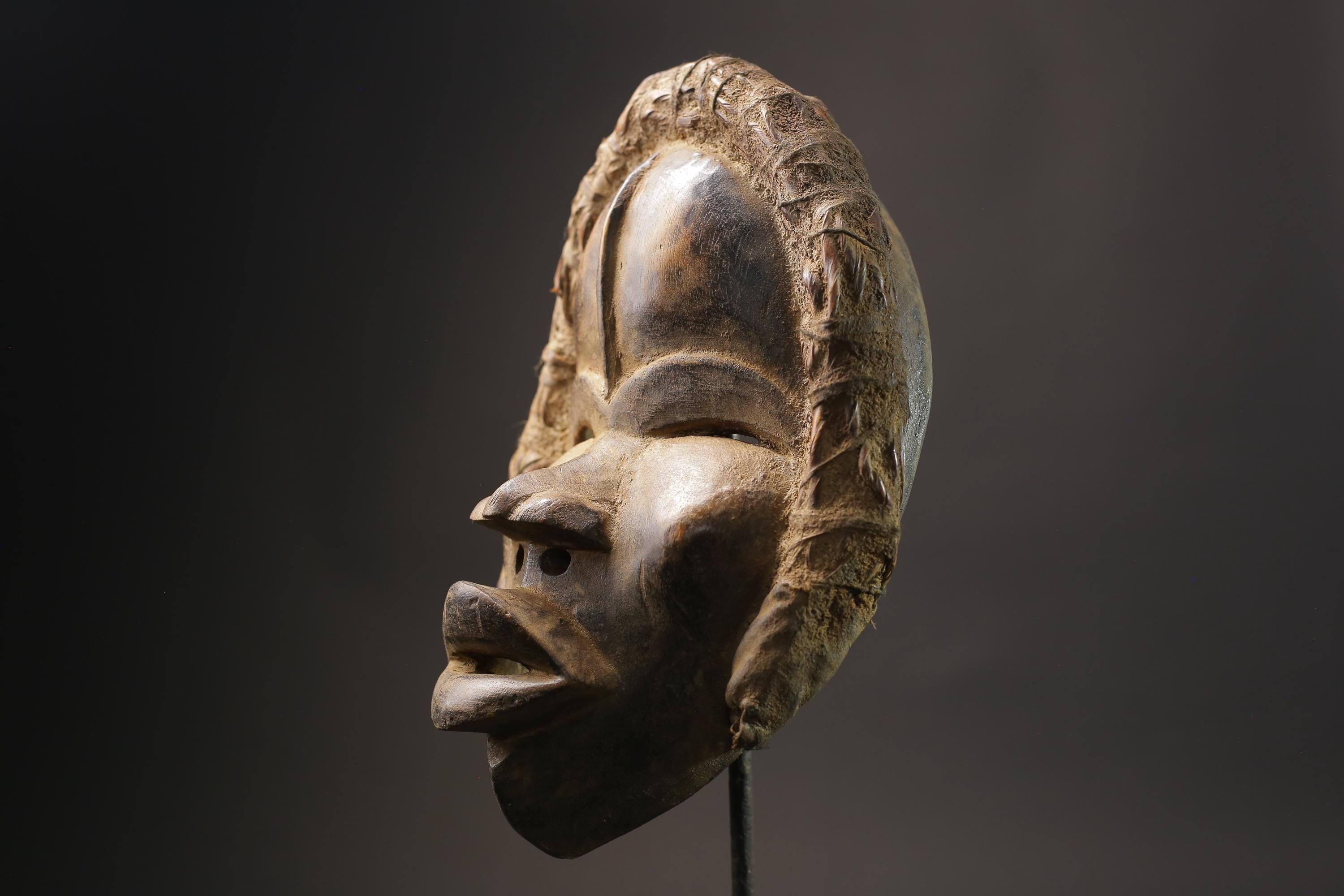 African wood mask antiques Masque Dan Déangle Wood Masks for wall-G2547