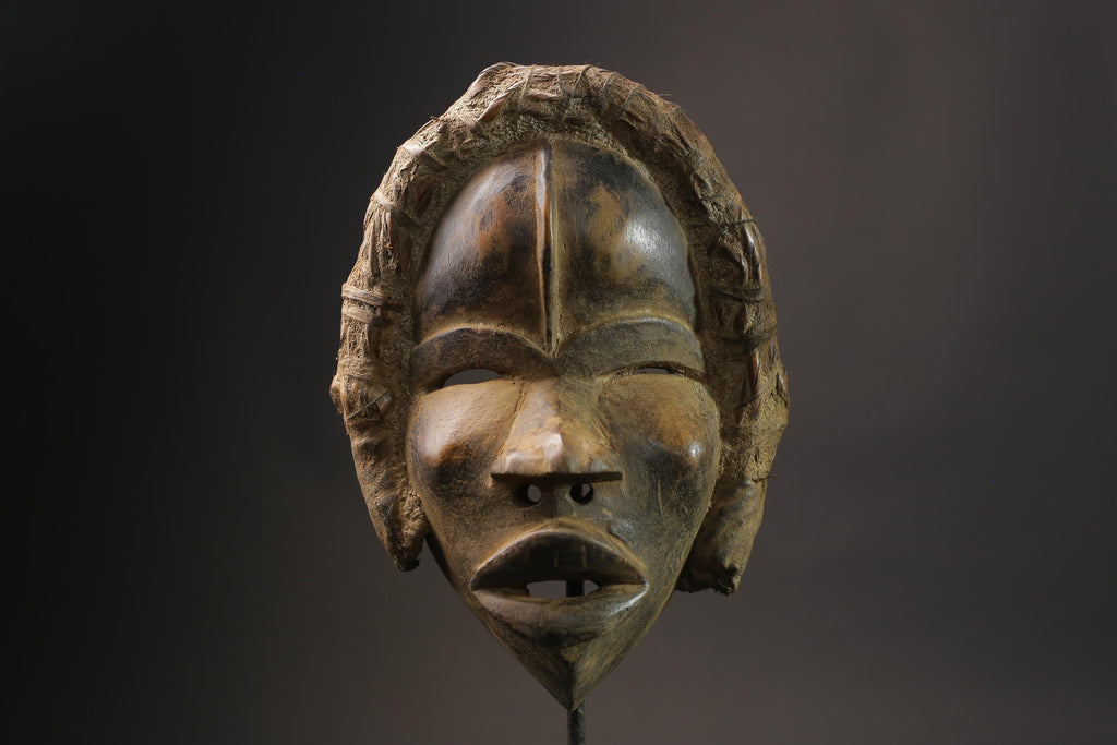 African wood mask antiques Masque Dan Déangle Wood Masks for wall-G2547