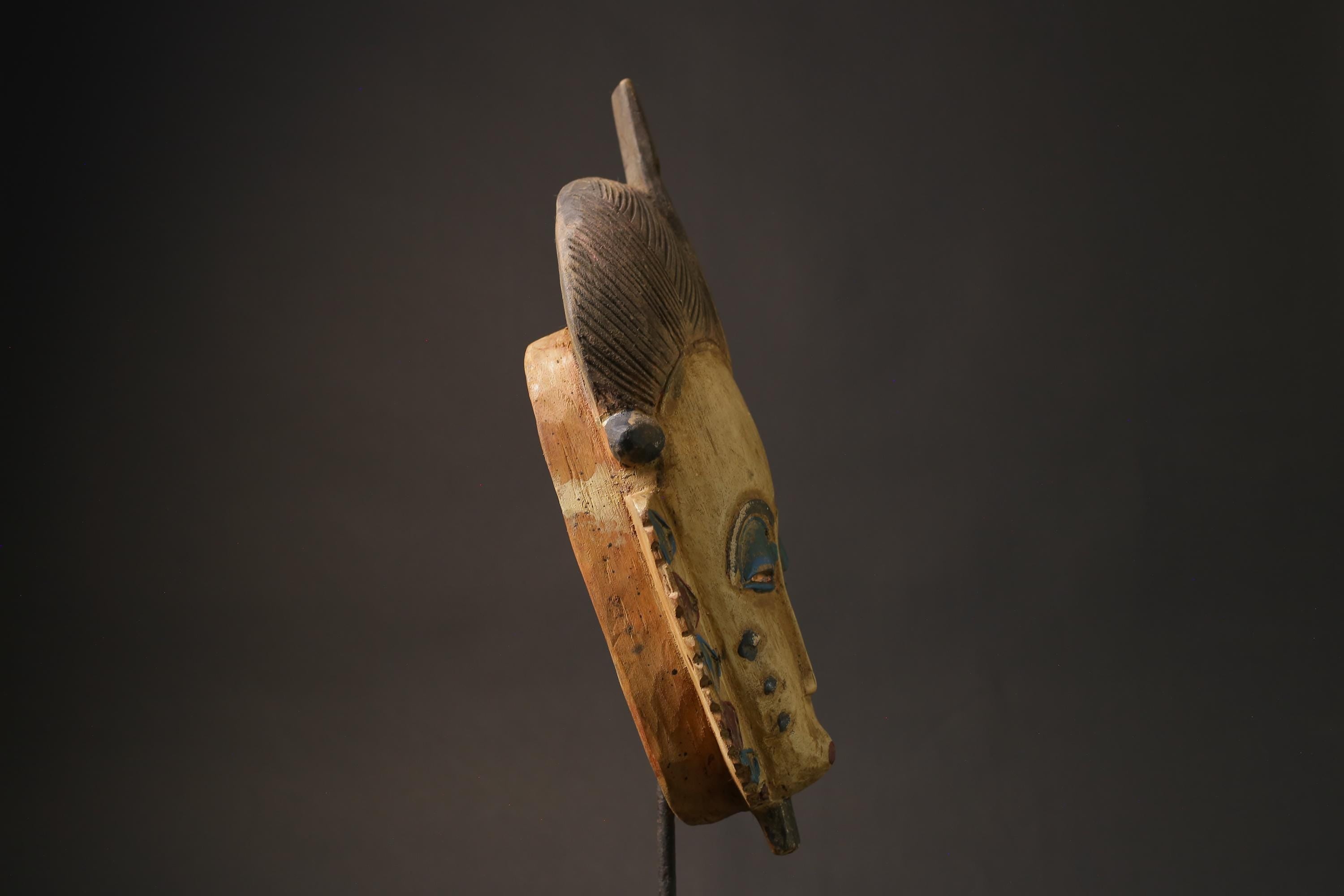 African wood mask antiques wall decor tribe Vintage guro Masks for wall-9974