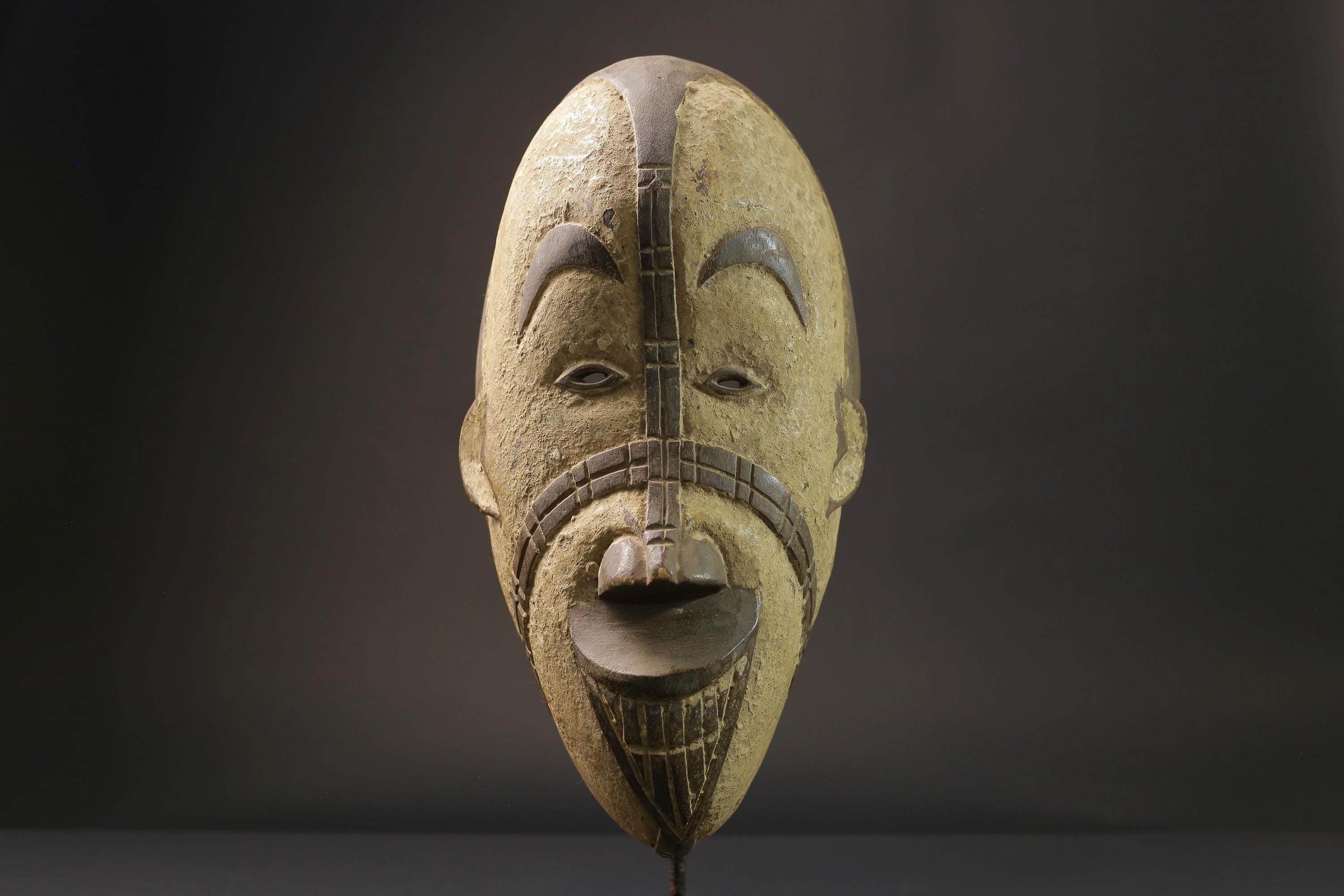 African wood mask antiques igbo Tribal Mask both sides the Niger Masks for wall-2779