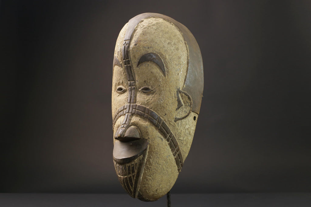 African wood mask antiques igbo Tribal Mask both sides the Niger Masks for wall-2779