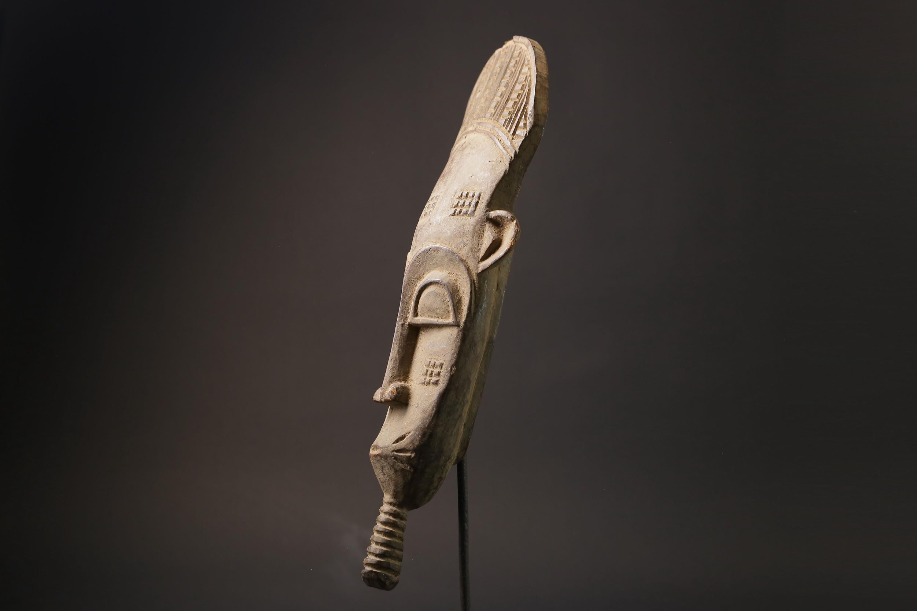 African Tribal Face Mask Wood Hand Carved Vintage Wall Hanging Kpan guro Masks for wall-384