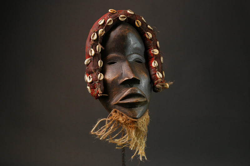 African Mask Face Tribal Wood Mask Wall Hanging Dan Home Décor Masks for wall-G2795