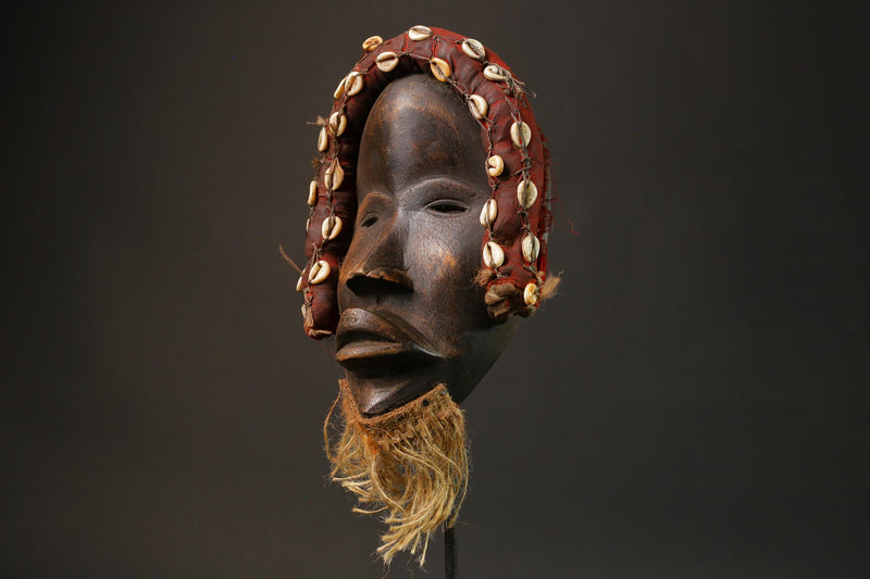 African Mask Face Tribal Wood Mask Wall Hanging Dan Home Décor Masks for wall-G2795