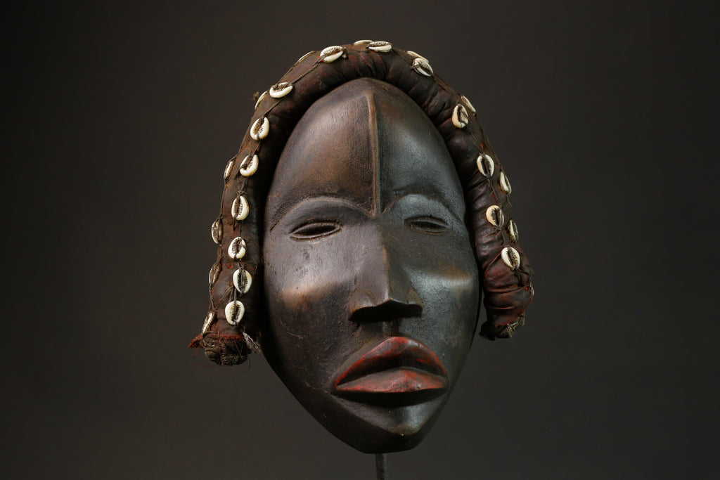 African Tribal Wood masks Face Mask Vintage Dan Kran Mask wood Masks for wall-G2799