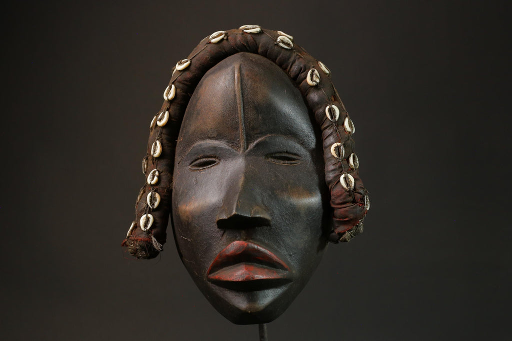 African Tribal Wood masks Face Mask Vintage Dan Kran Mask wood Masks for wall-G2799