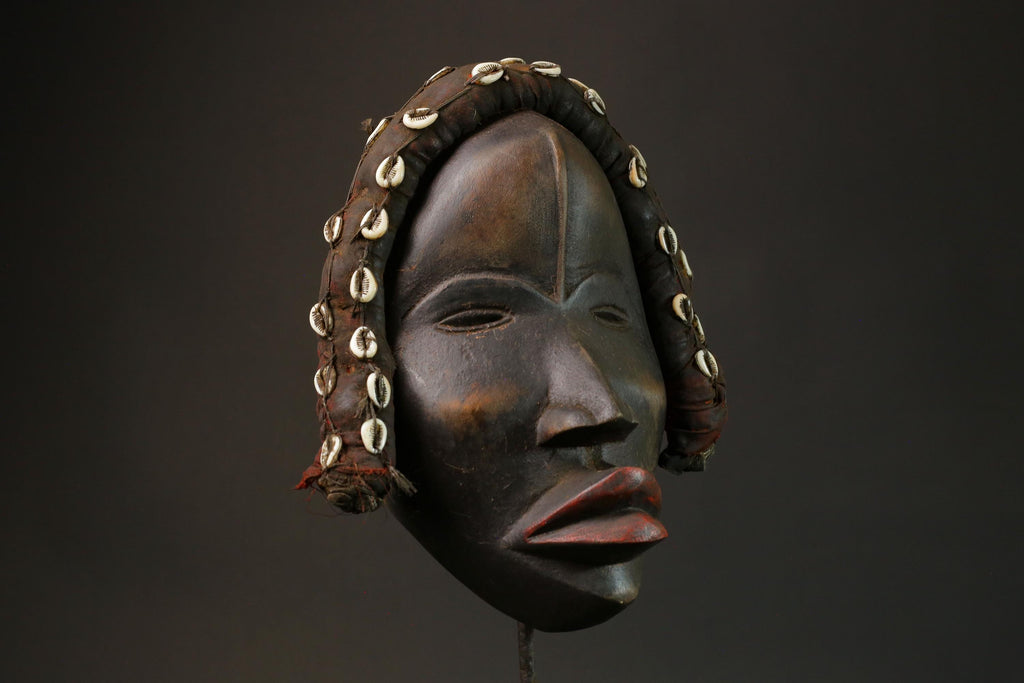 African Tribal Wood masks Face Mask Vintage Dan Kran Mask wood Masks for wall-G2799