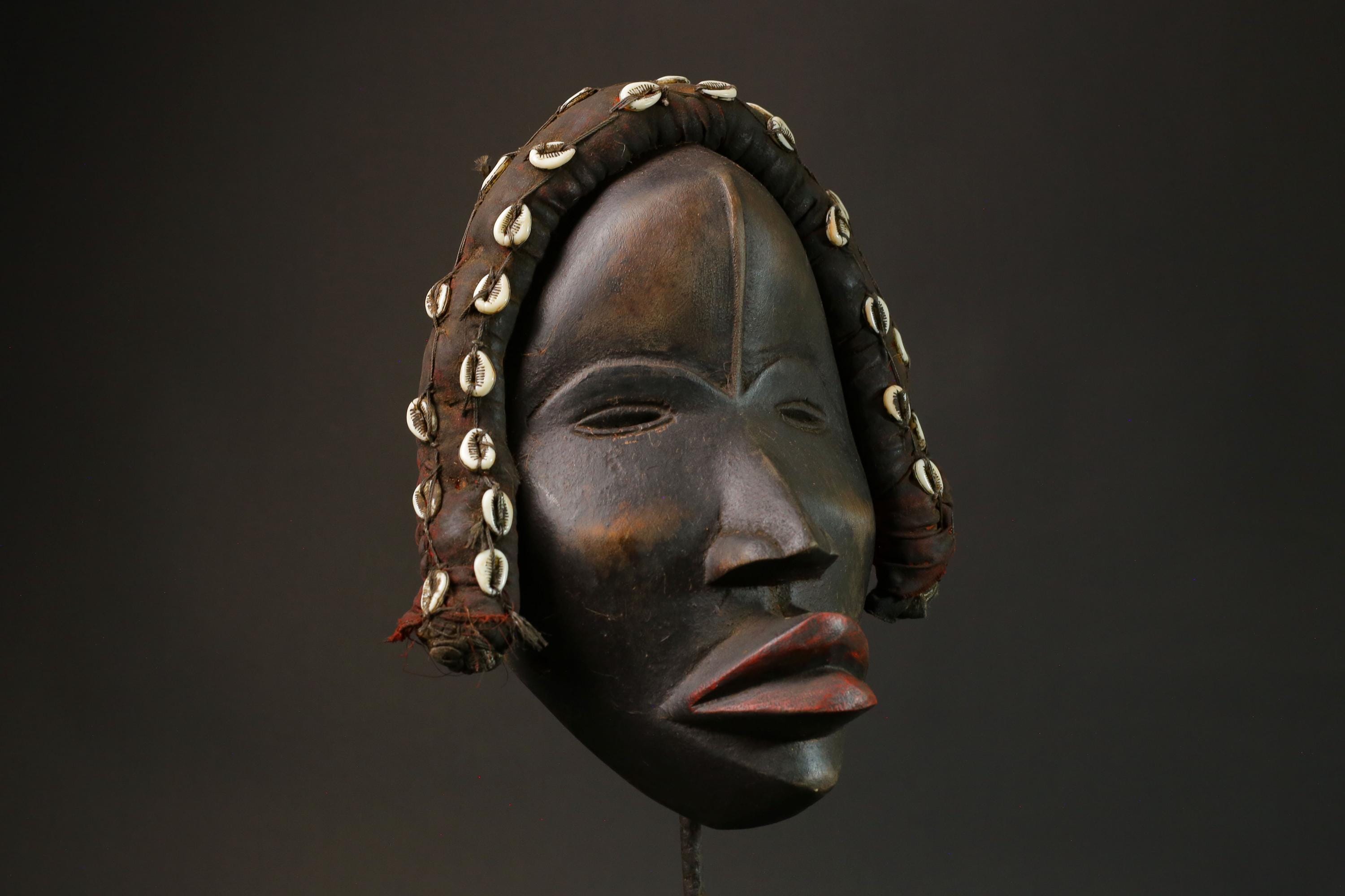 African Tribal Wood masks Face Mask Vintage Dan Kran Mask wood Masks for wall-G2799